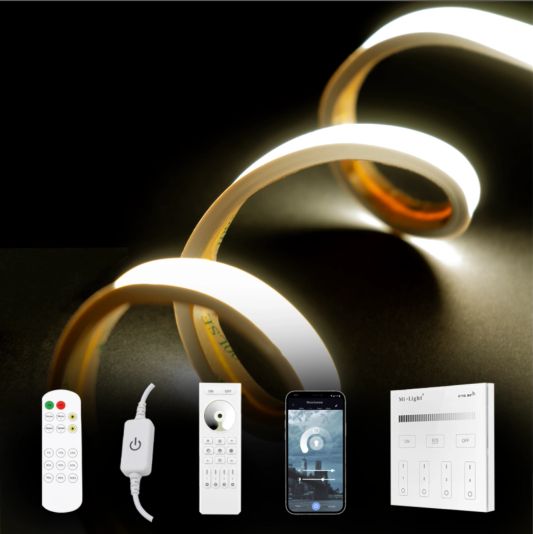 COB Neon inclusief profiel - Overal knipbaar - Warm wit set - 5m